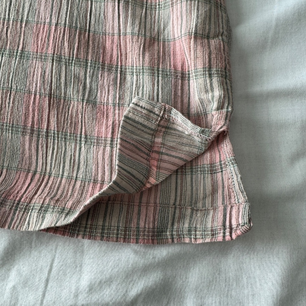 Keneth Too Women's 2X Crepe Button Up Collared‎ Camp Shirt Short Sleeve Resort - Picture 7 of 12